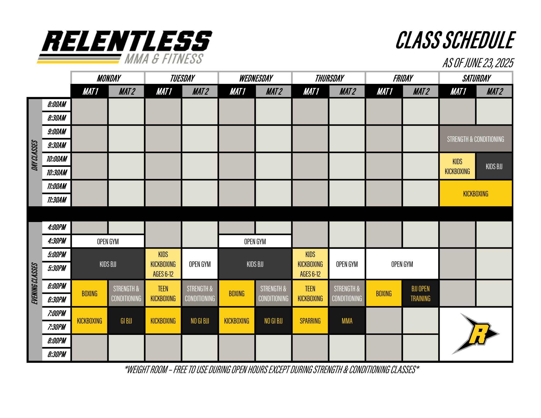 Relentless_MMA_Schedule_2025_09_23